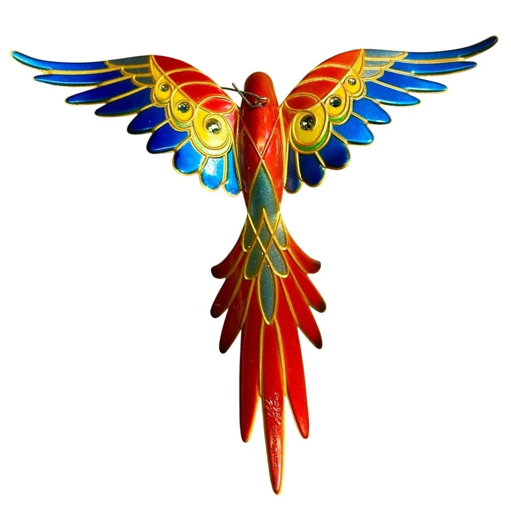 Hallmark 2018 Pretty Parrot Exclusive Beauty of Birds Edythe Kegrize Christmas